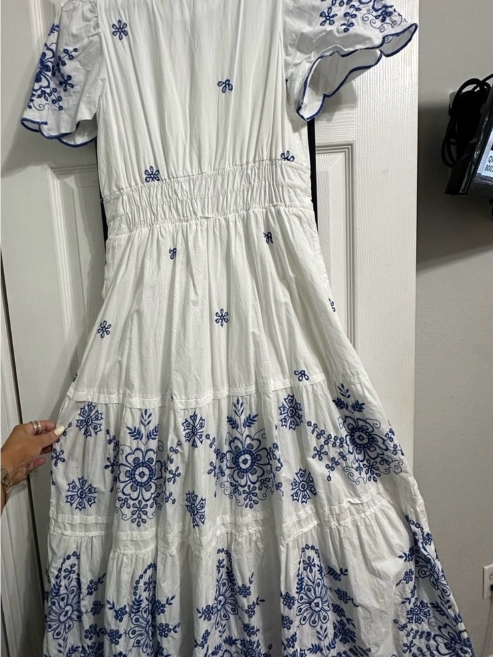 Anthropologie Somerset Maxi Dress Eyelet Edition - Picture 3 of 7